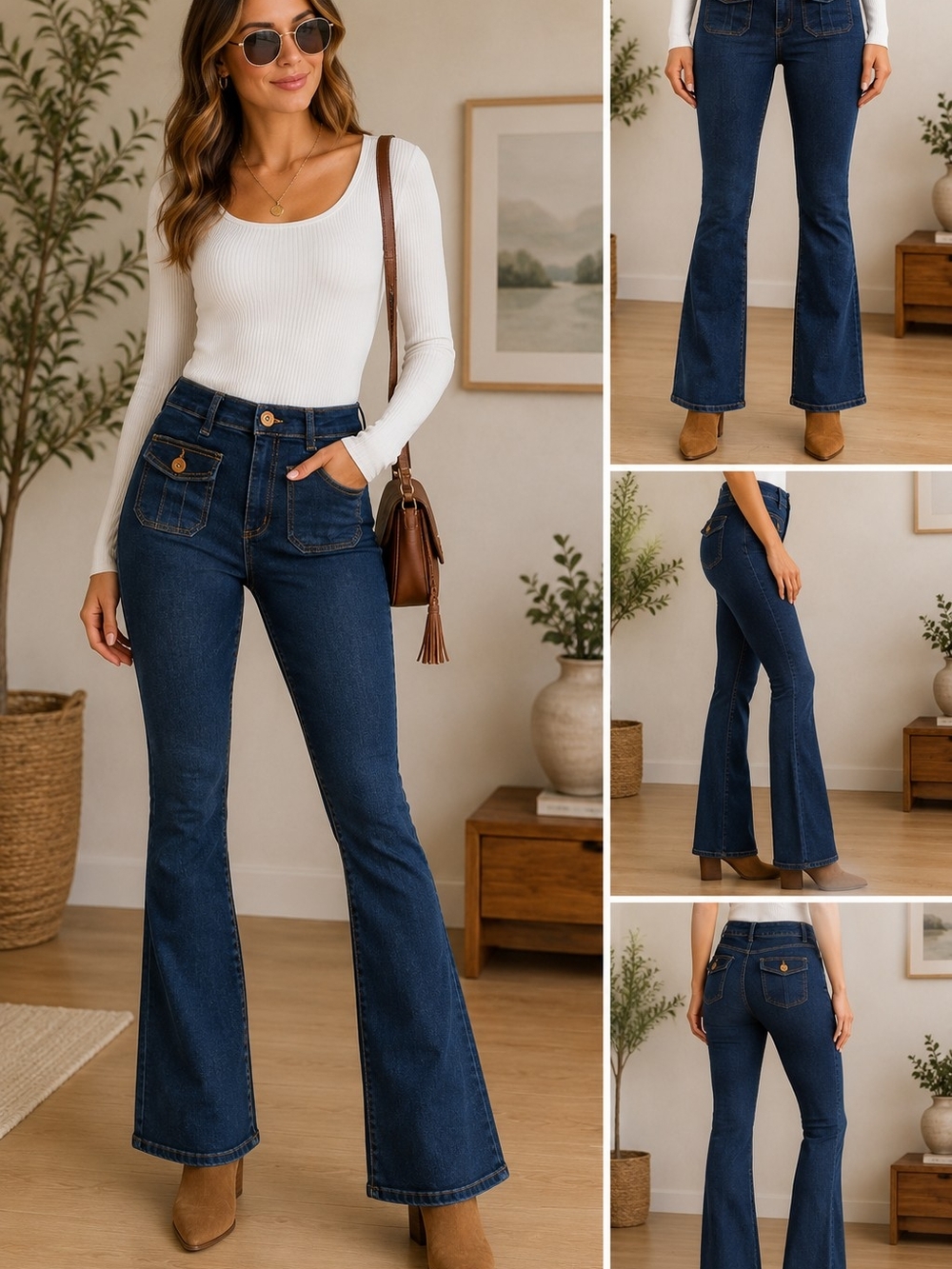 Loft Wide Leg Jeans